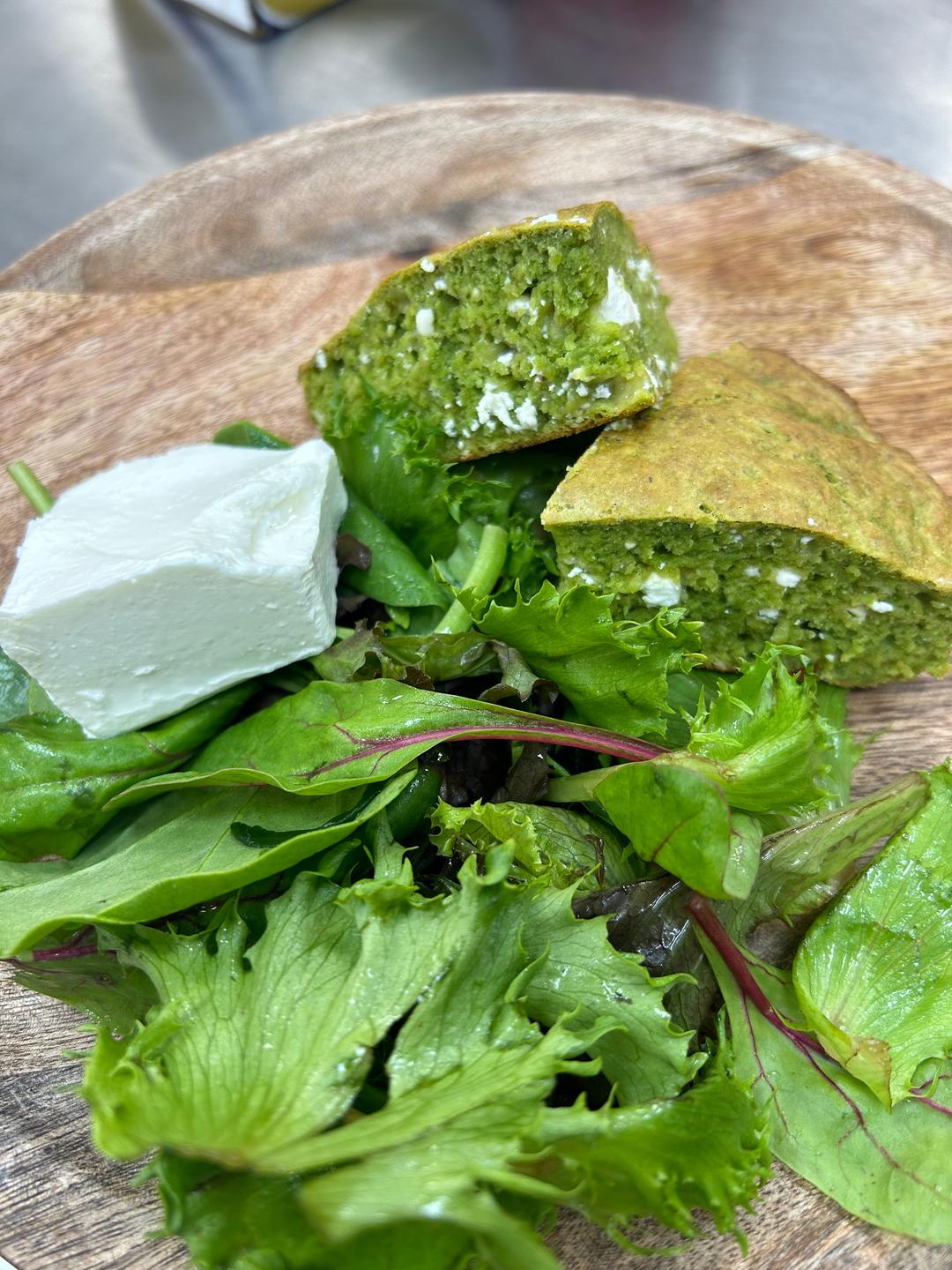 Whole Wheat Spinach and Feta Quick Bread